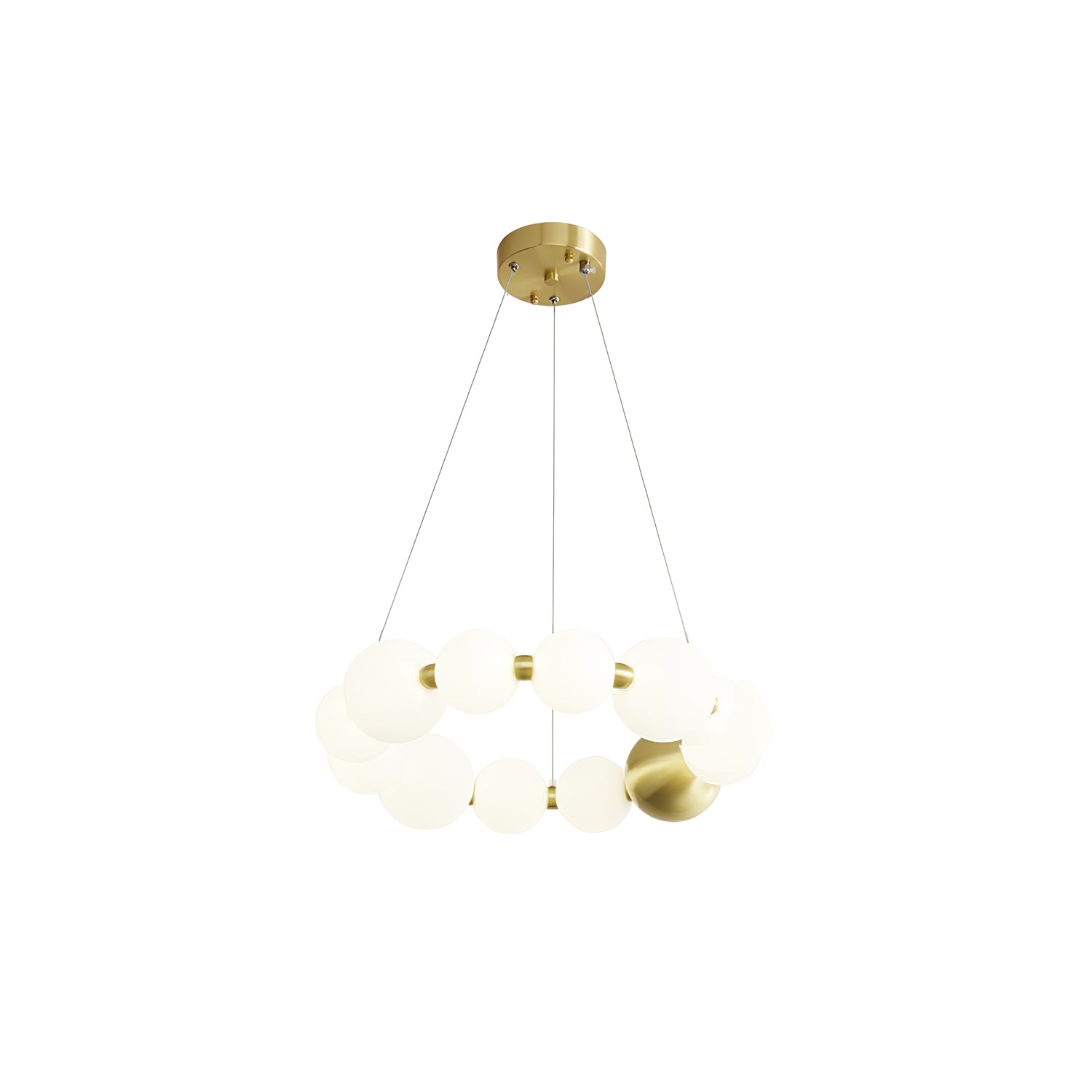 Cetalan Elegance Art Pearls Kunststoff-Kronleuchter-Letslighting