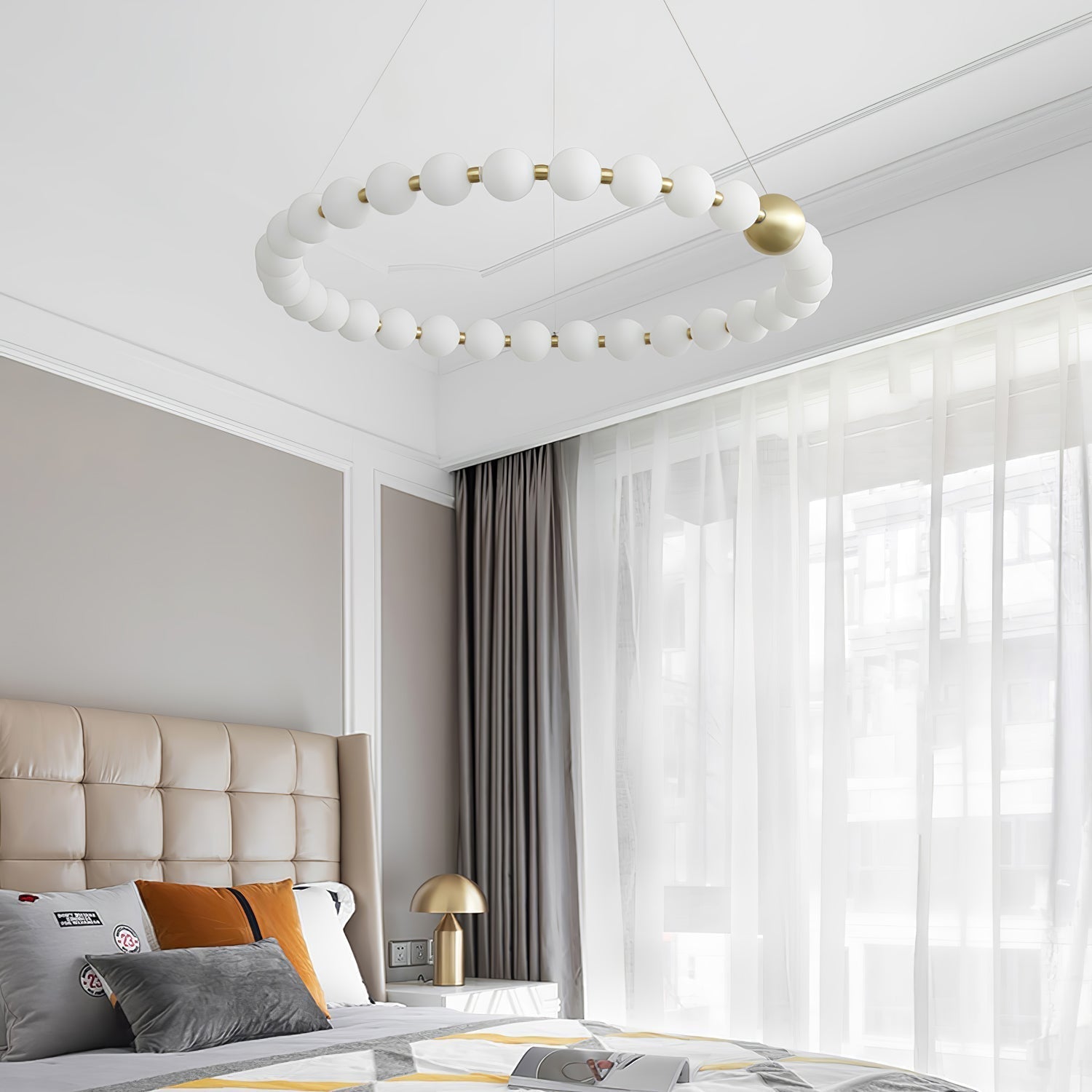 Cetalan Elegance Art Pearls Kunststoff-Kronleuchter-Letslighting