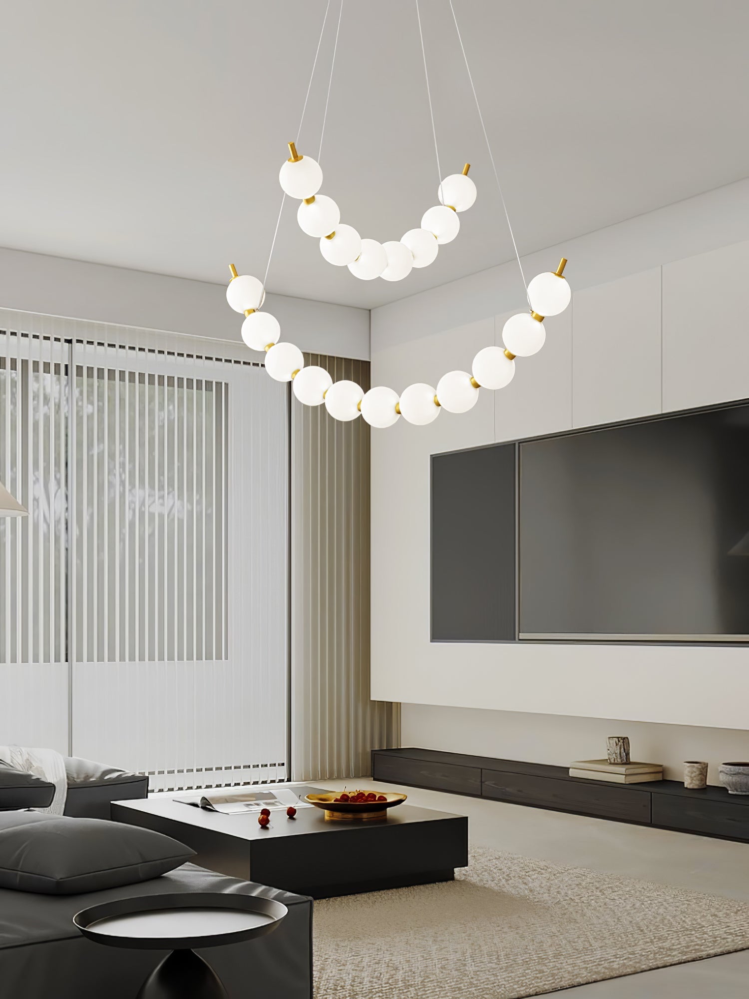 Cetalan Elegance Art Pearls Kunststoff-Kronleuchter-Letslighting
