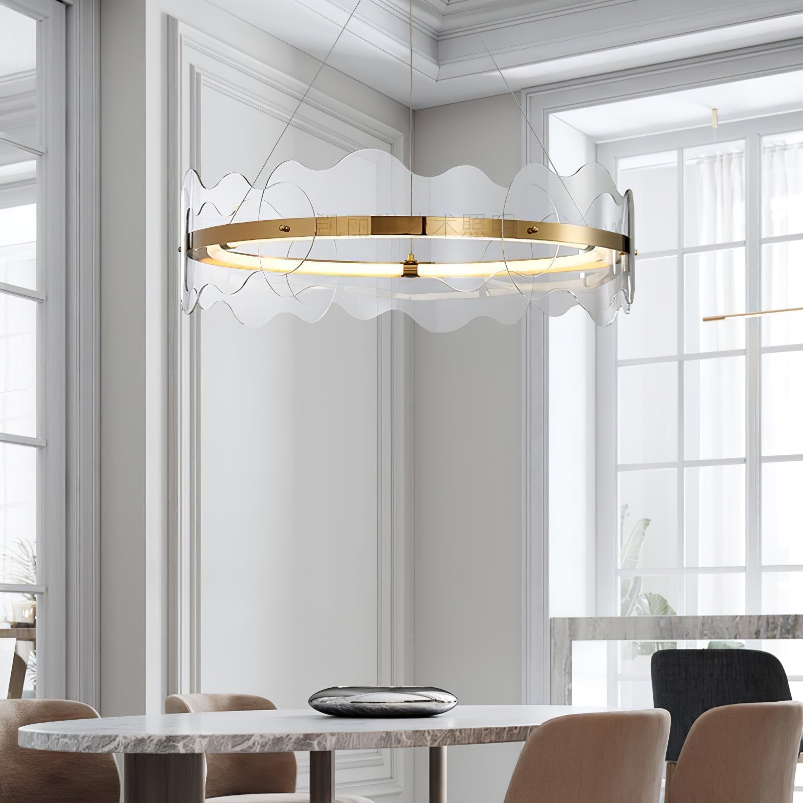 Vitalir Moderner Kronleuchter aus Metall-Letslighting