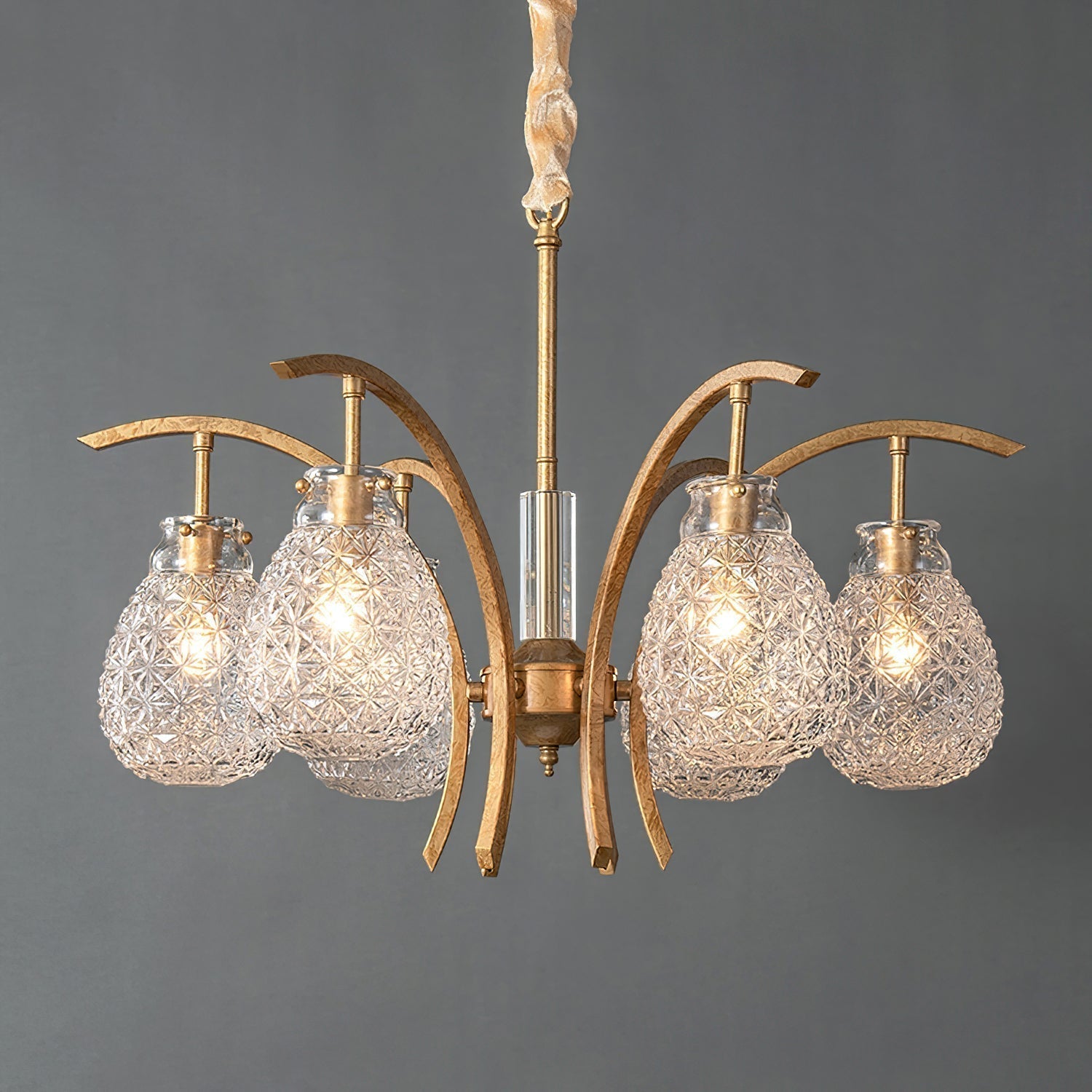 Adams Postmodern Luxury Glass Chandelier - Letslighting
