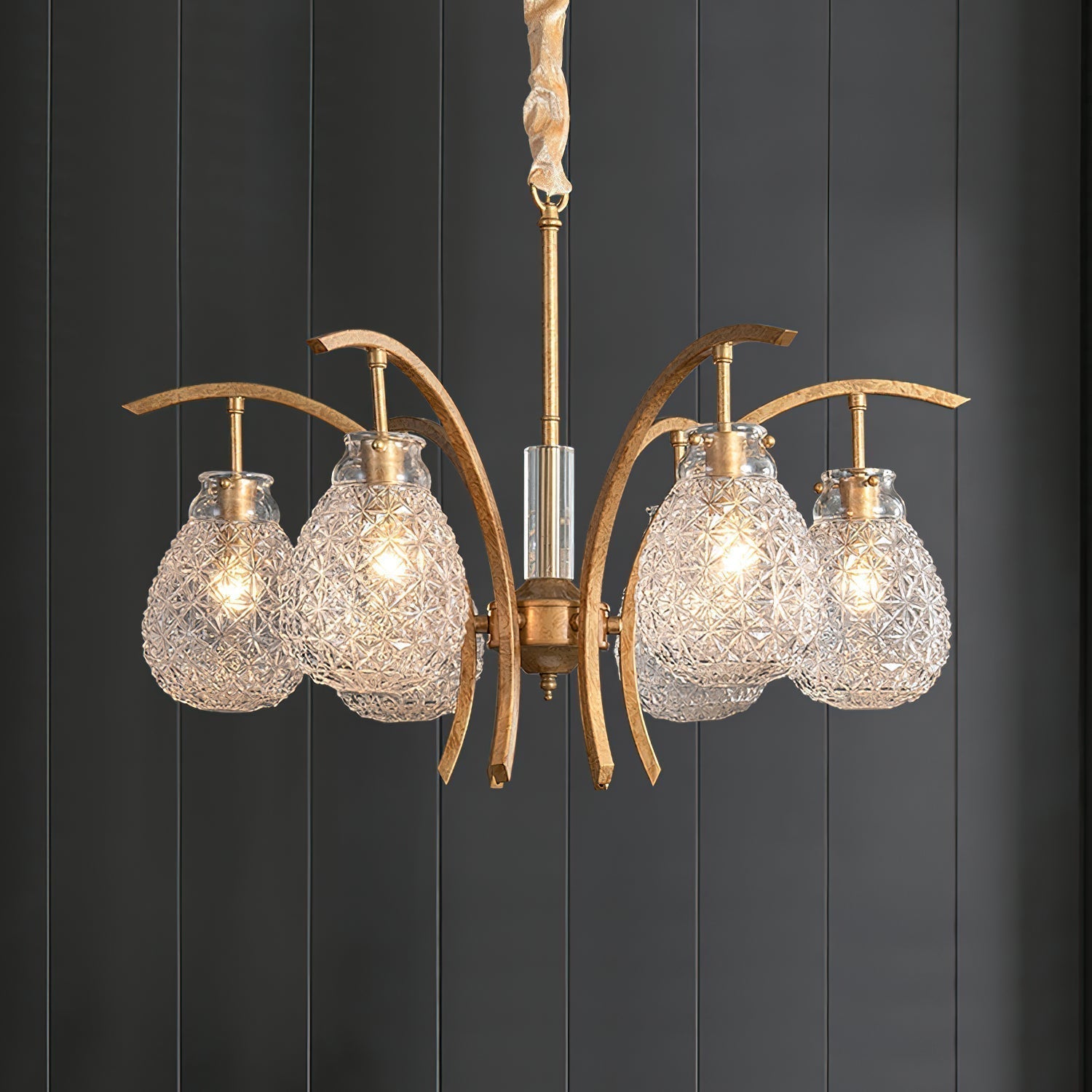 Adams Postmodern Luxury Glass Chandelier - Letslighting