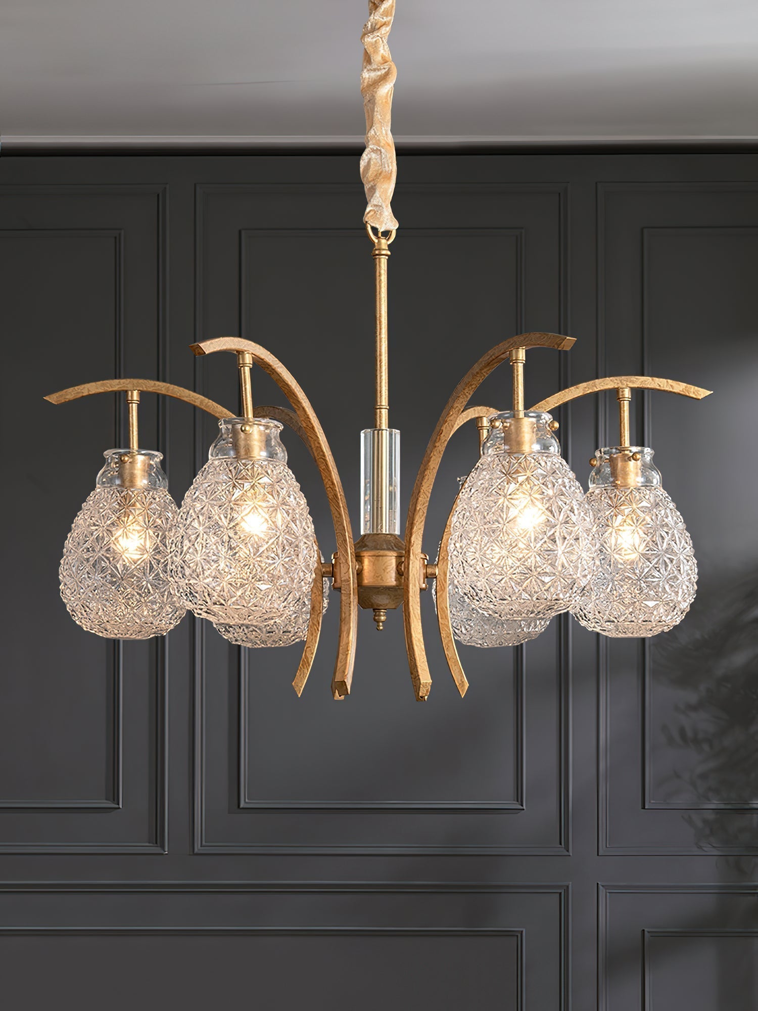 Adams Postmodern Luxury Glass Chandelier - Letslighting