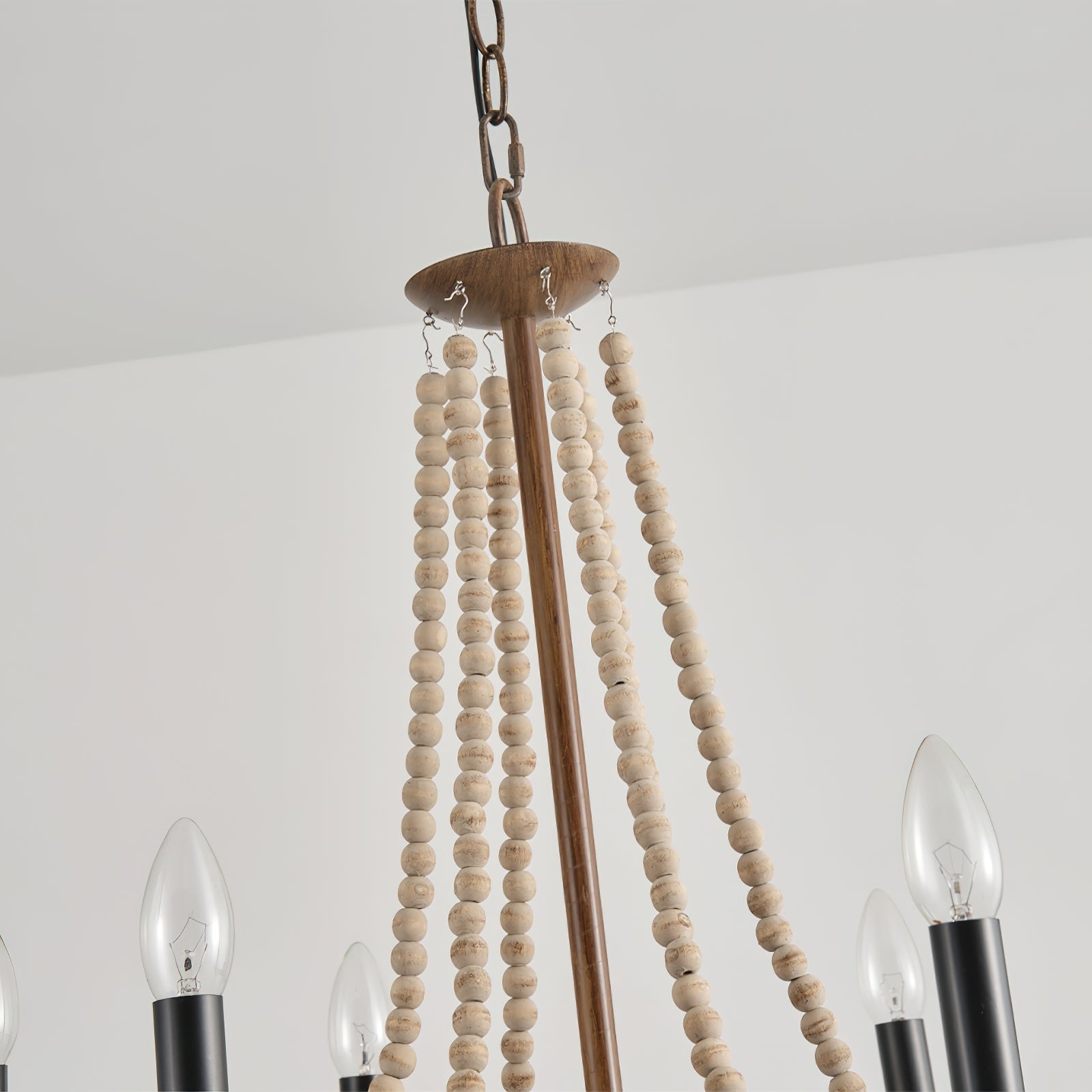 Adan Modern Traditional Wood Chandelier - Letslighting