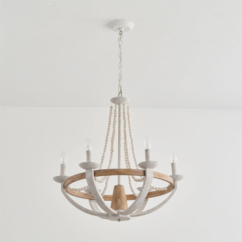 Adan Modern Traditional Wood Chandelier - Letslighting