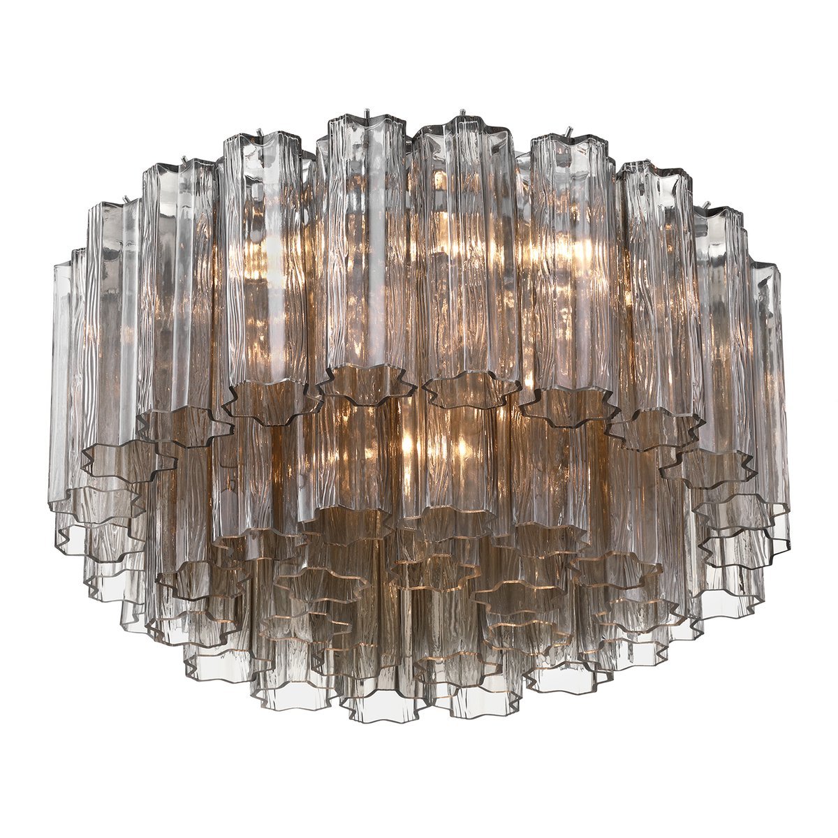 Aurora Ceiling Lamp Glass Tube Layered Amber - Neutralighting