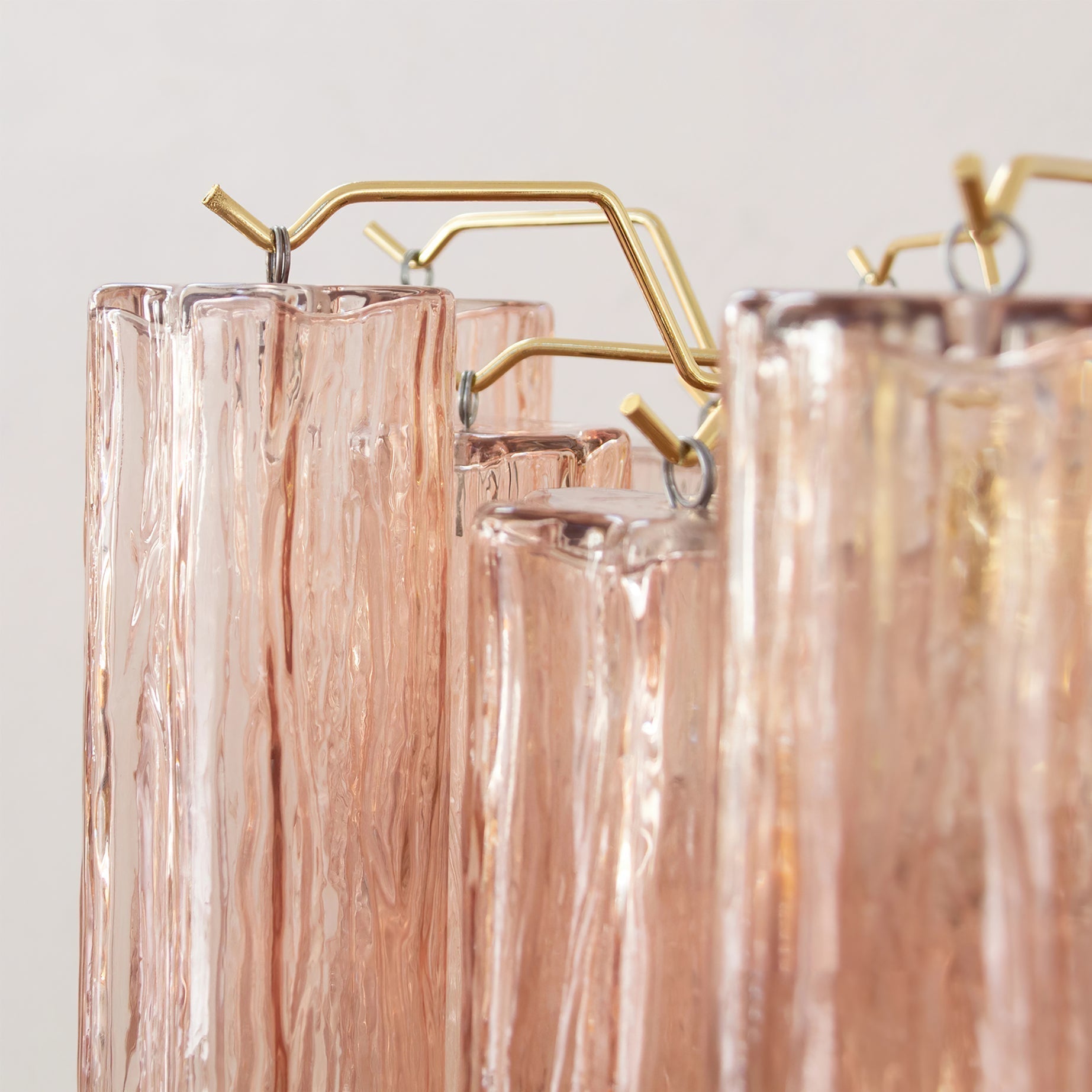 Aurora Chandelier Glass Tube Layered Luxury - Neutralighting