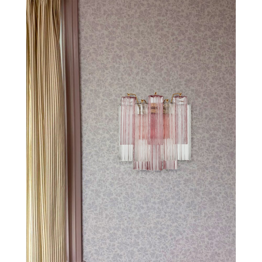 Aurora Wall Light Tronchi Glass Tube Tiered Amber Modern - Neutralighting