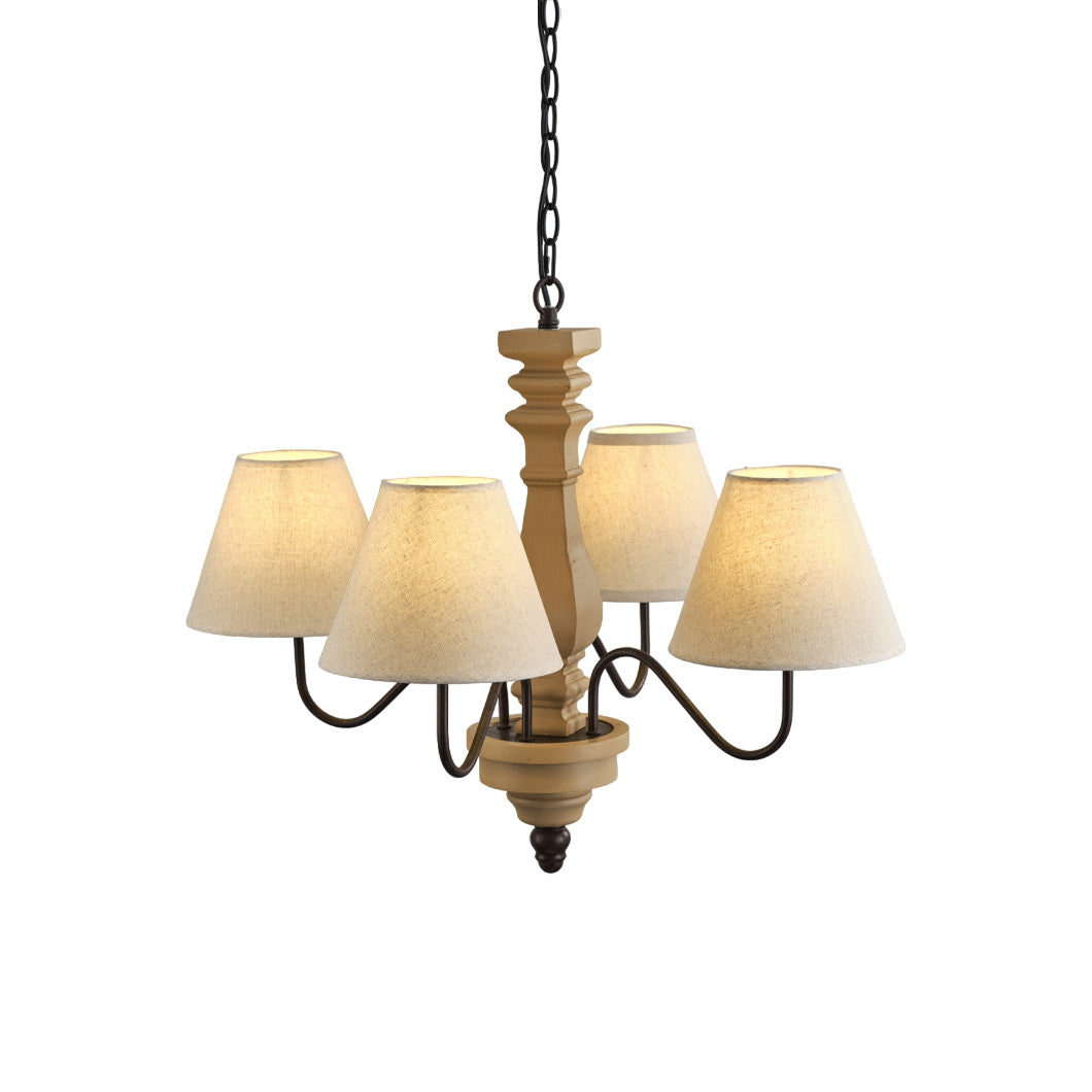 Adela Traditional Luxury Wood Chandelier - Letslighting