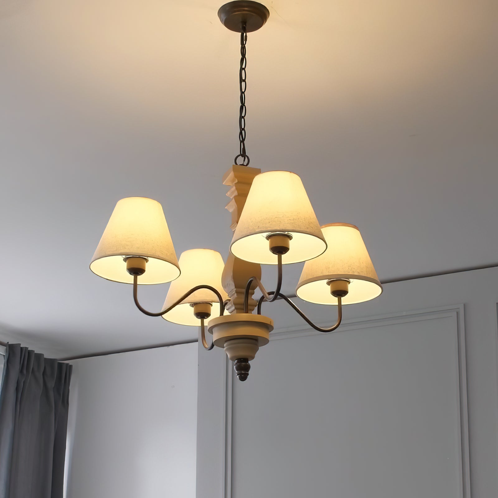 Adela Traditional Luxury Wood Chandelier - Letslighting