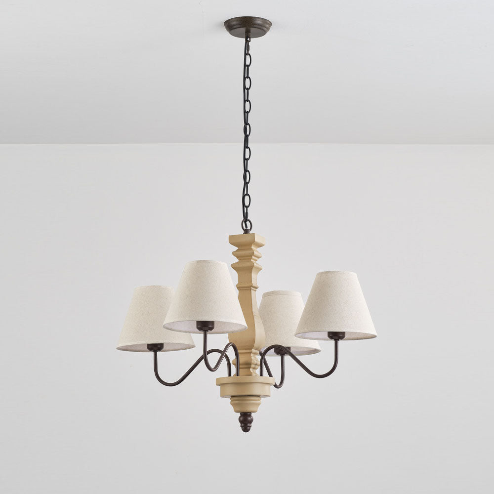 Adela Traditional Luxury Wood Chandelier - Letslighting