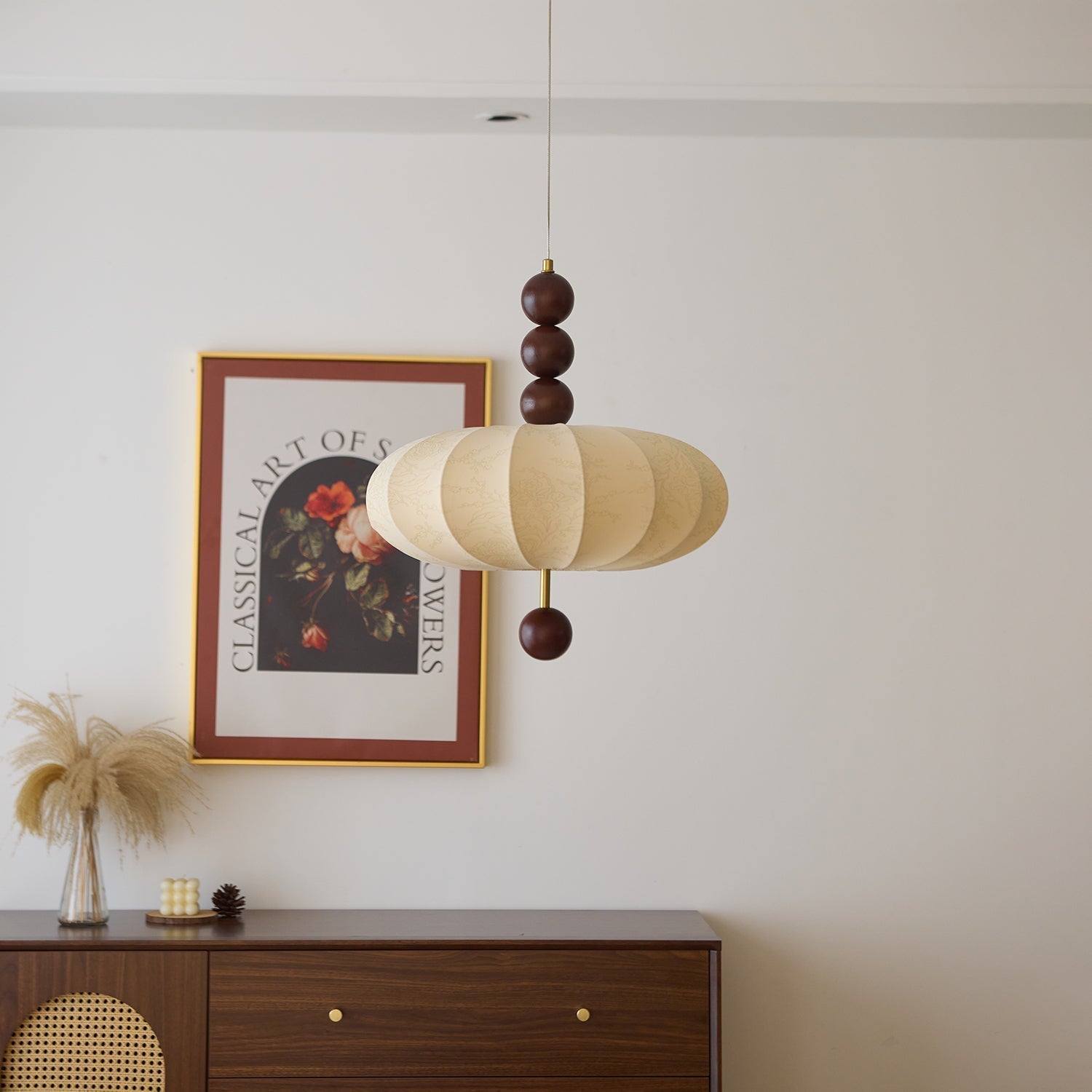 Orla Vintage Fabric Pendant Light-Letslighting
