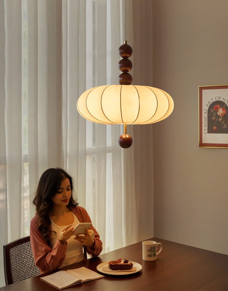 Orla Vintage Fabric Pendant Light-Letslighting