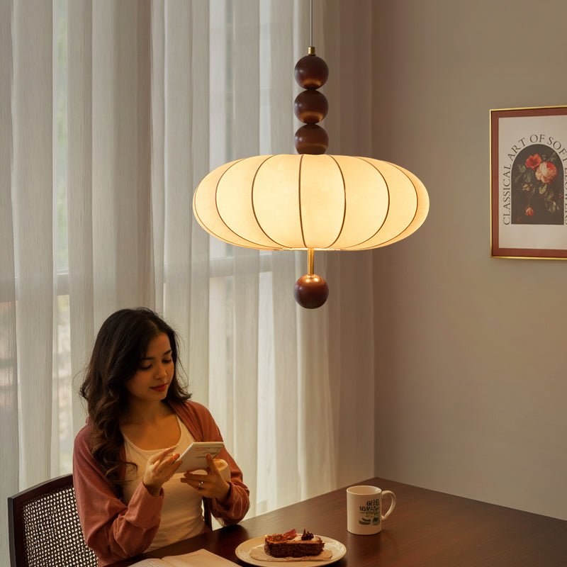Orla Vintage Fabric Pendant Light-Letslighting