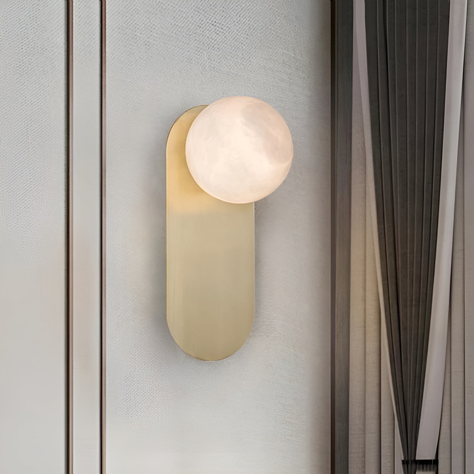 Adrion Modern Alabaster Metal Wall Lamp - Letslighting