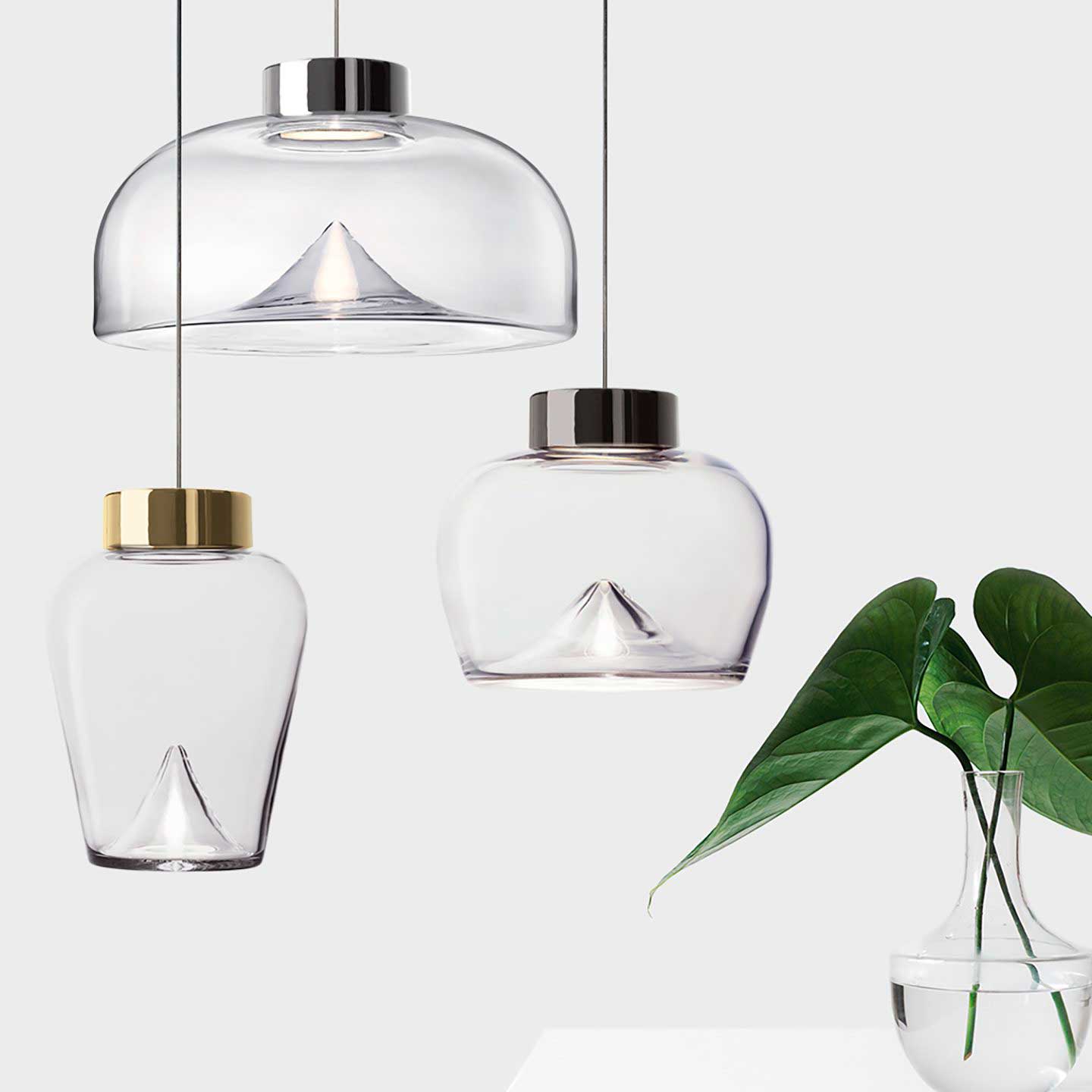 Aella Modern Minimalist Glass Pendant Light - Letslighting