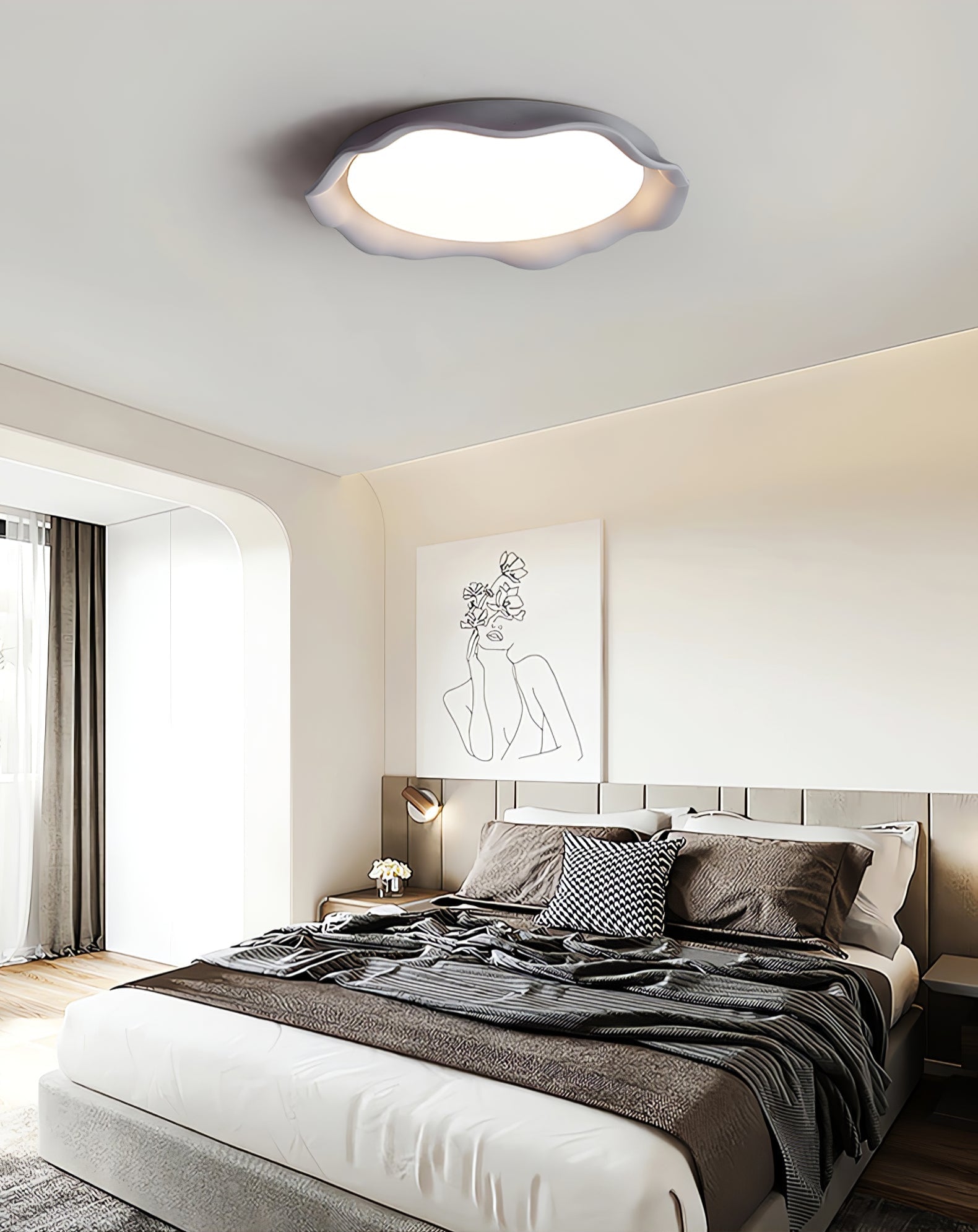 Idoraris Moderne minimalistische Kunst-Deckenleuchte-Letslighting