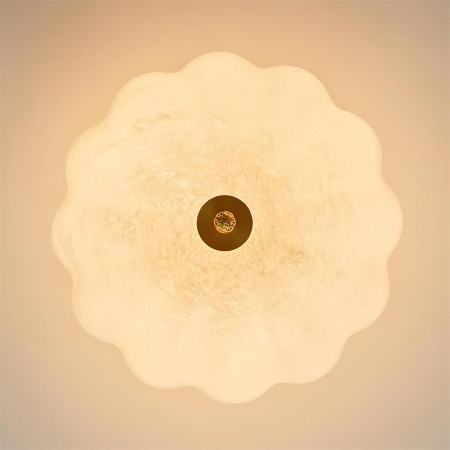 Dylan Moderne Deckenleuchte aus Messing und Glas-Letslighting