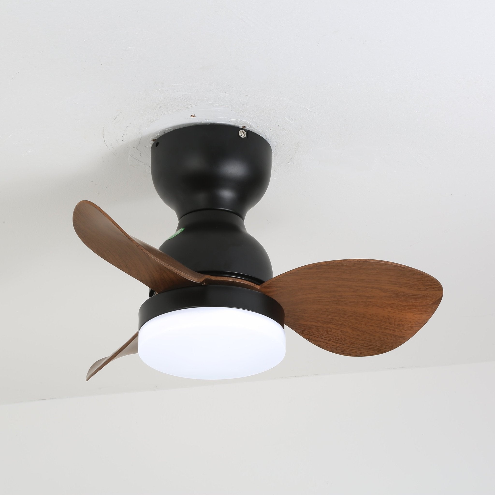 Silas Deckenventilatorleuchte Detail des Acrylschirmes