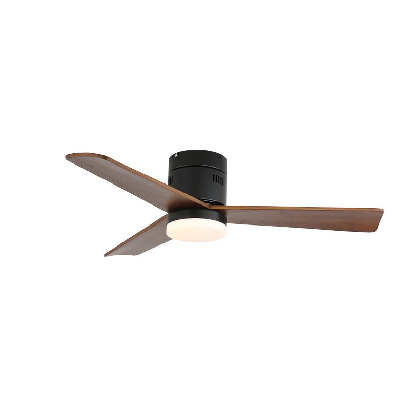 Eris Minimalistischer Holz-Deckenventilator mit Beleuchtung, Modell C Größe (Ø 107cm)