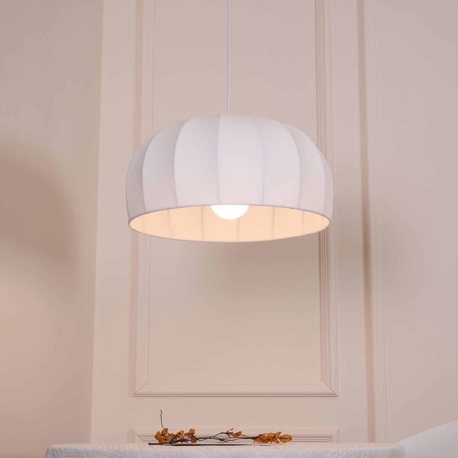 Nova Minimalistische Pendelleuchte aus Stoff-Letslighting