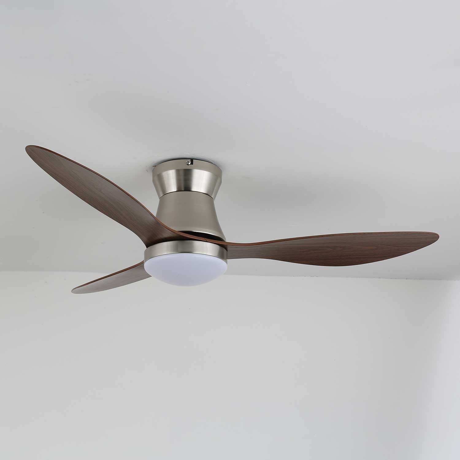Detail des Acrylschirms und des Motors aus reinem Kupfer des Zerath Ventilators