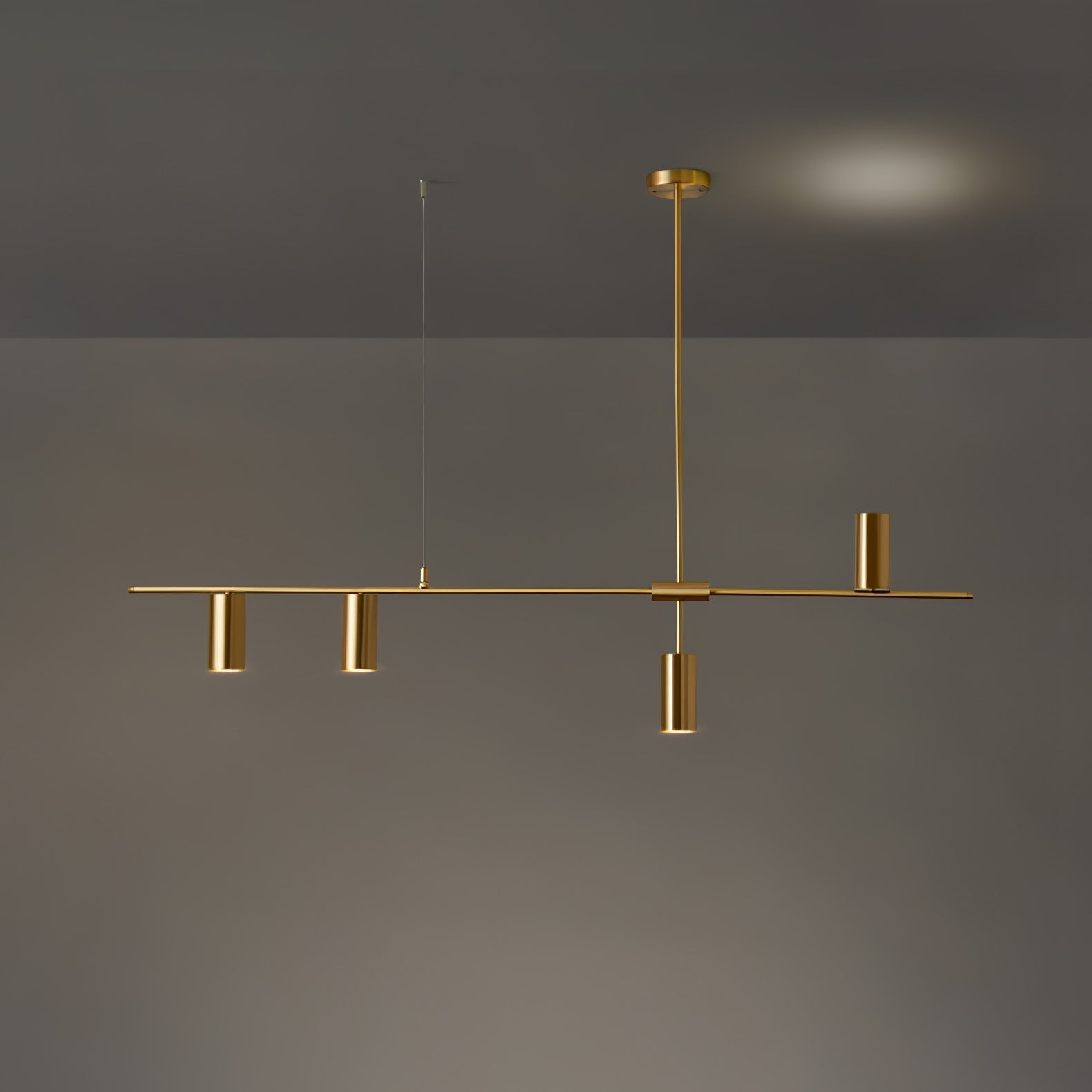 Lustra Kronleuchter Messing Linear Cassandra Elegant-Letslighting