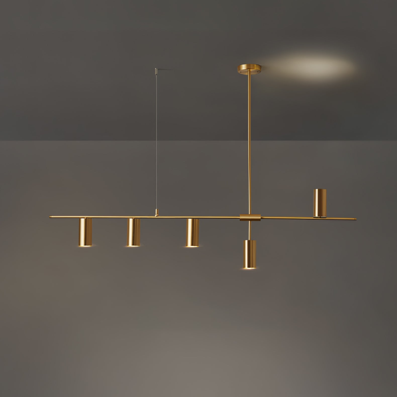 Lustra Kronleuchter Messing Linear Cassandra Elegant-Letslighting