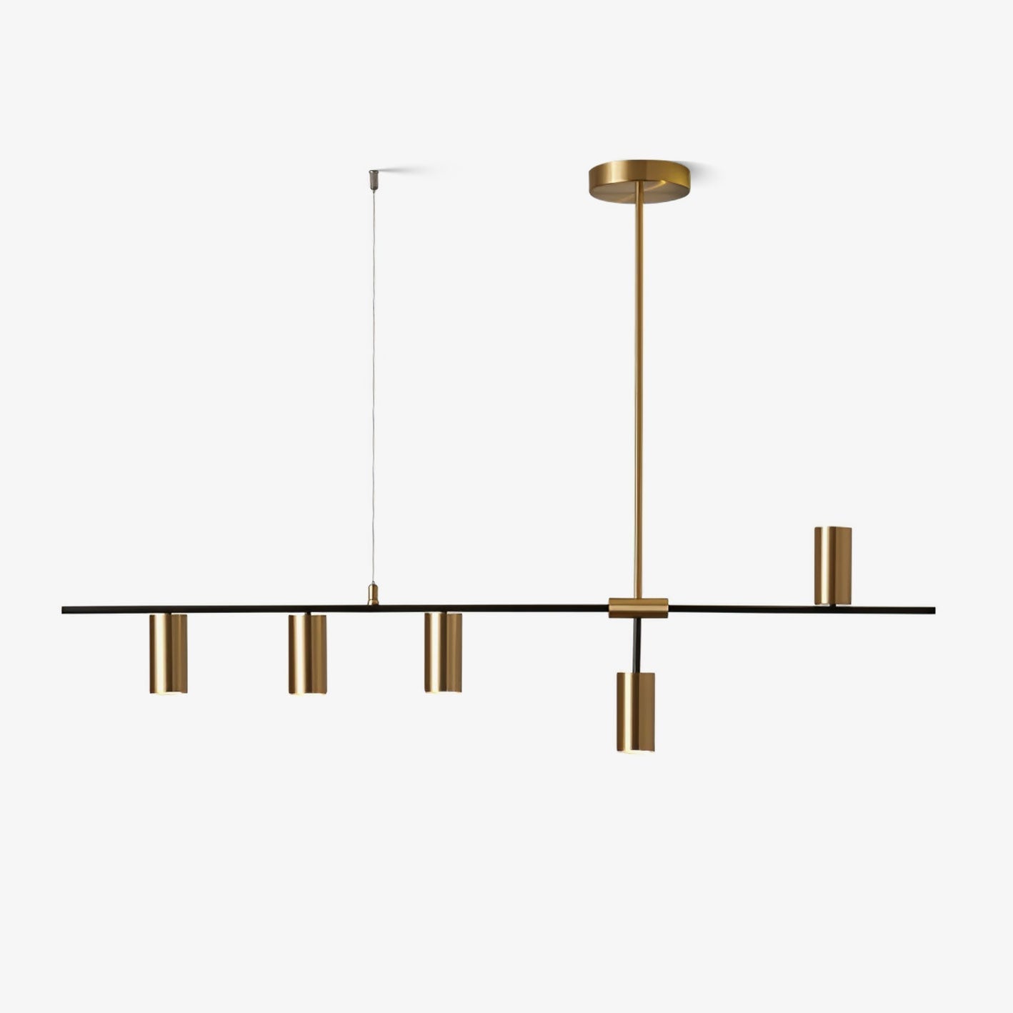 Lustra Kronleuchter Messing Linear Cassandra Elegant-Letslighting