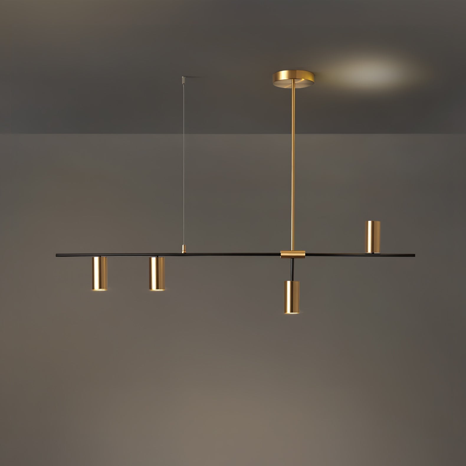 Lustra Kronleuchter Messing Linear Cassandra Elegant-Letslighting