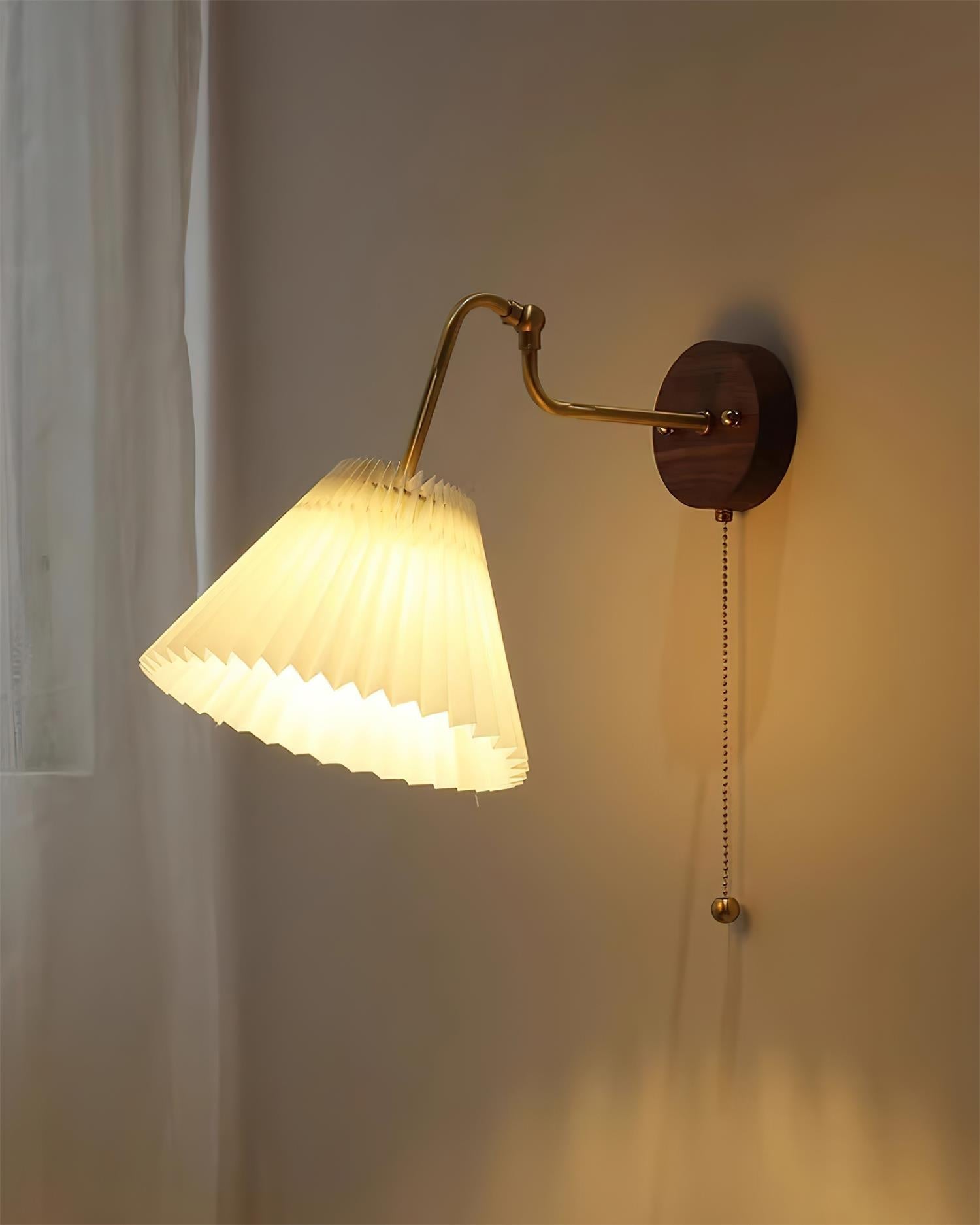 Dylan Vintage Stoff Wandleuchte-Letslighting