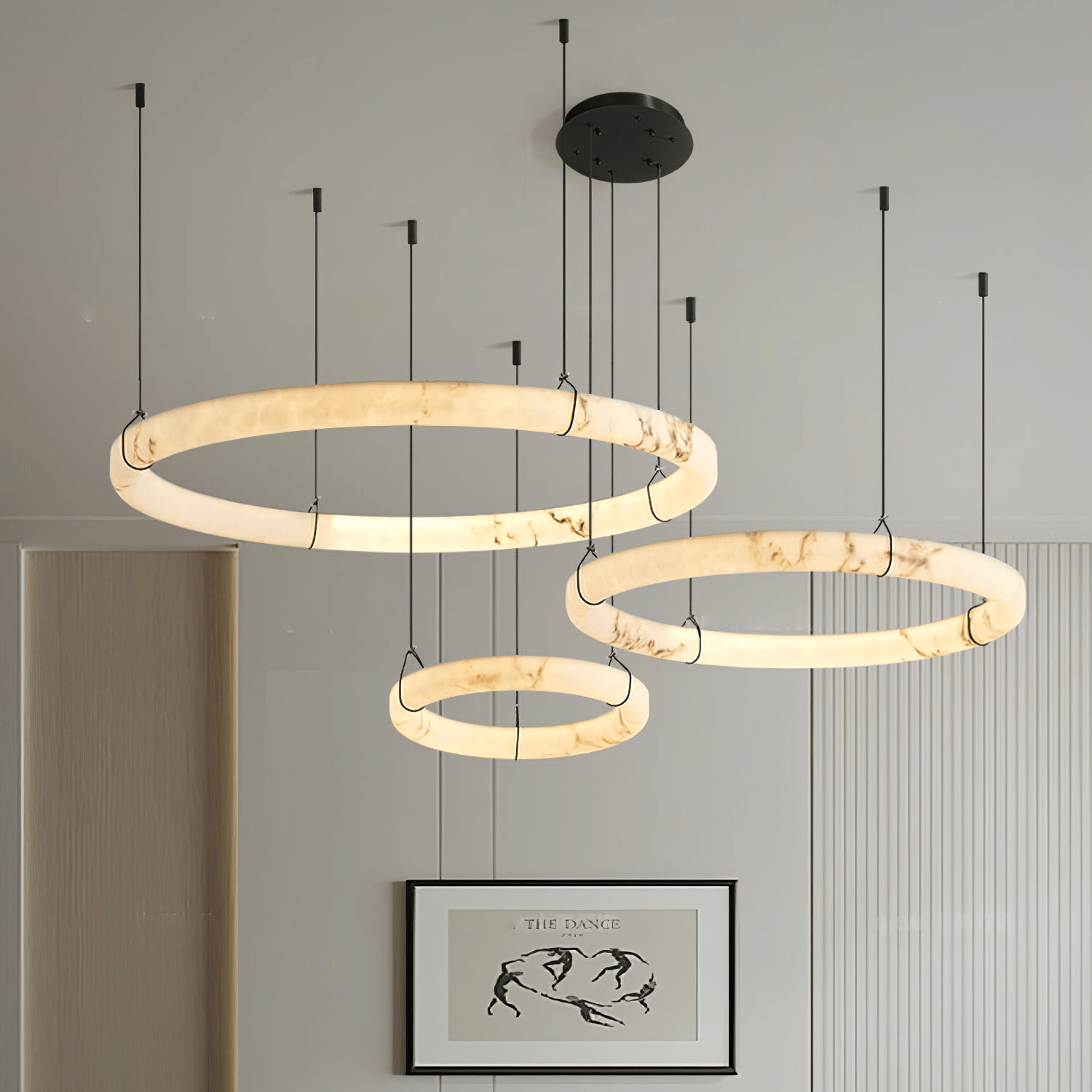 Aureon Alabaster Chandelier Luxury - Neutralighting