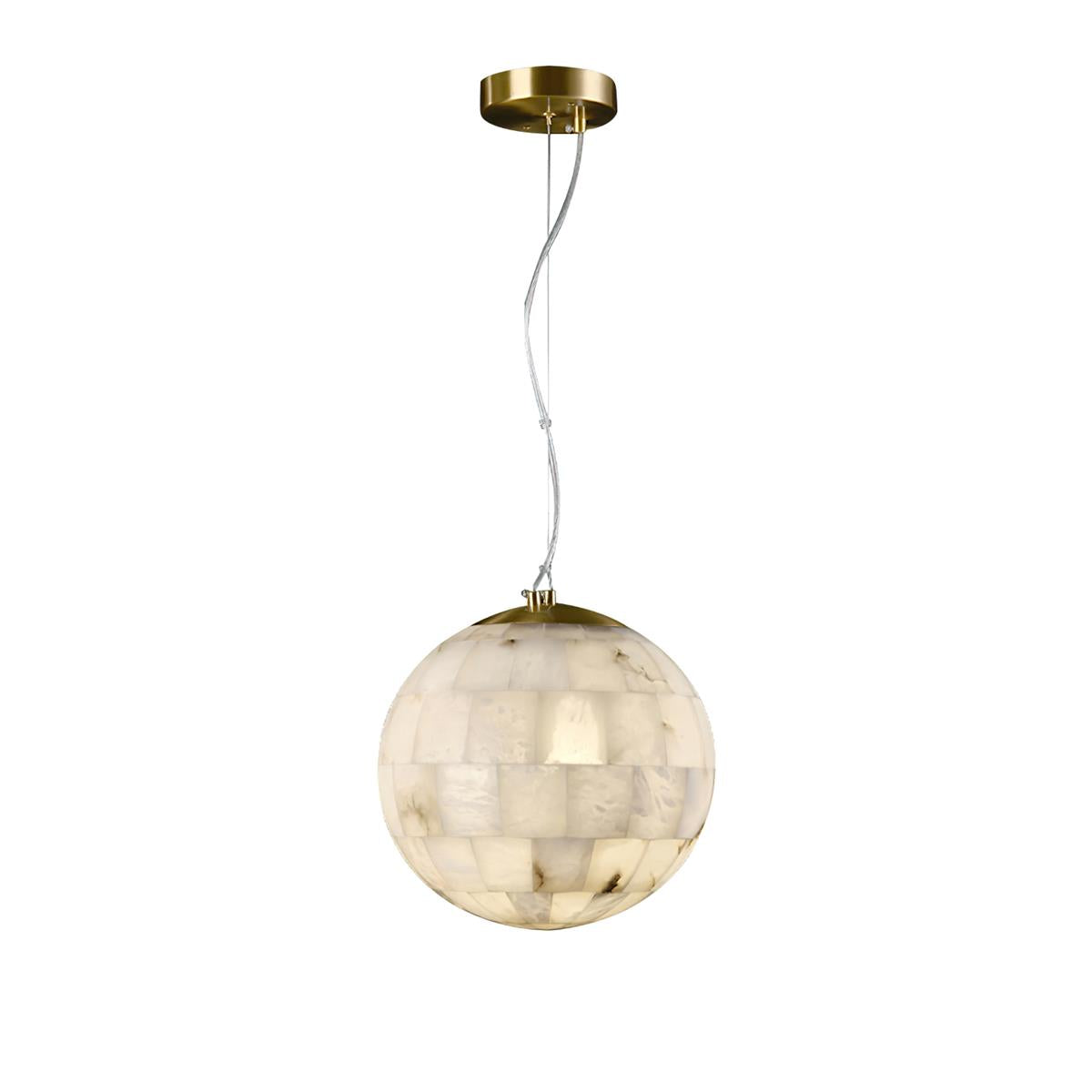 Fljotuvye Modern Ball Alabaster Pendant Light - Letslighting