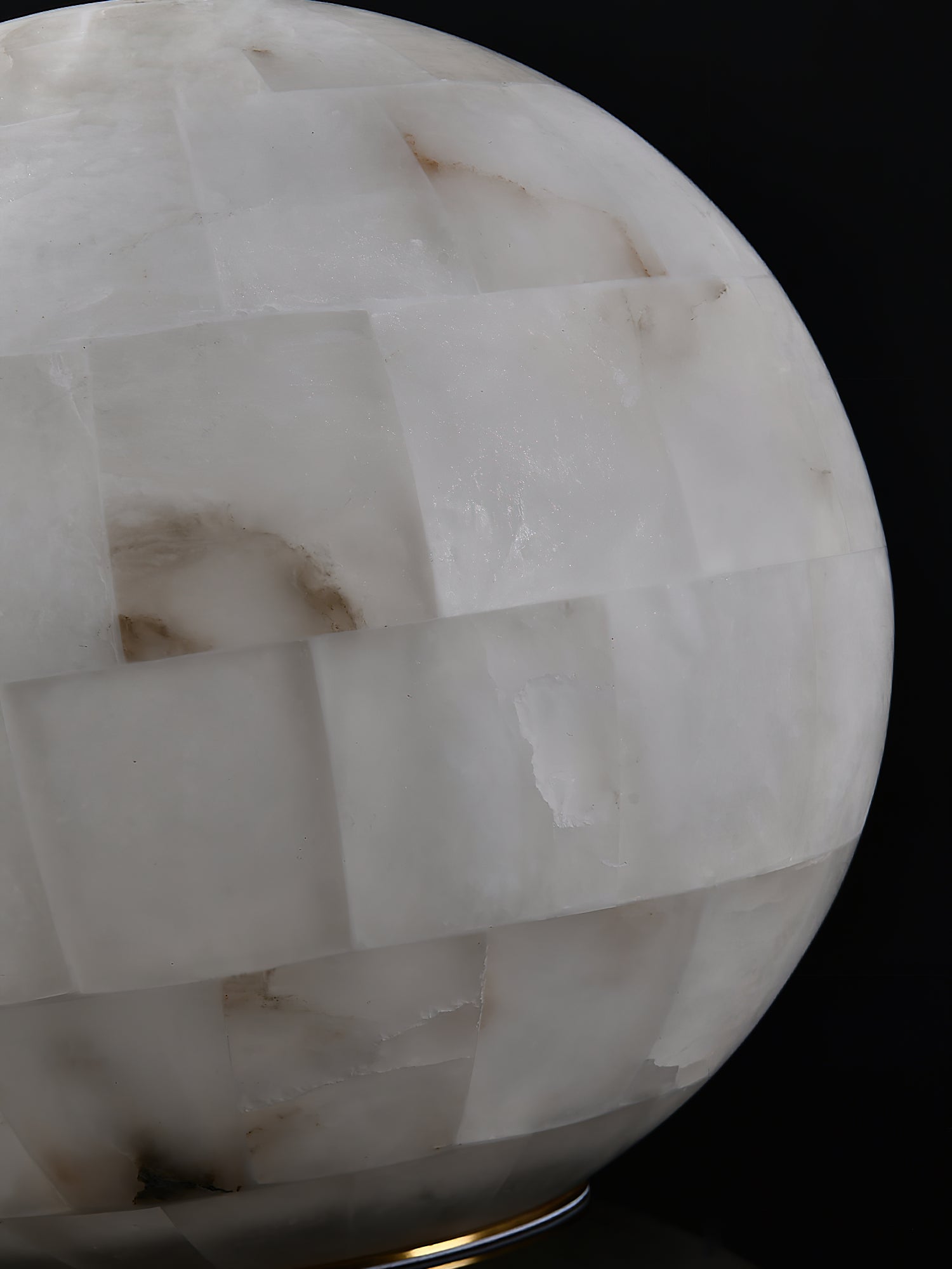 Alabaster Ball Table Lamp - Letslighting