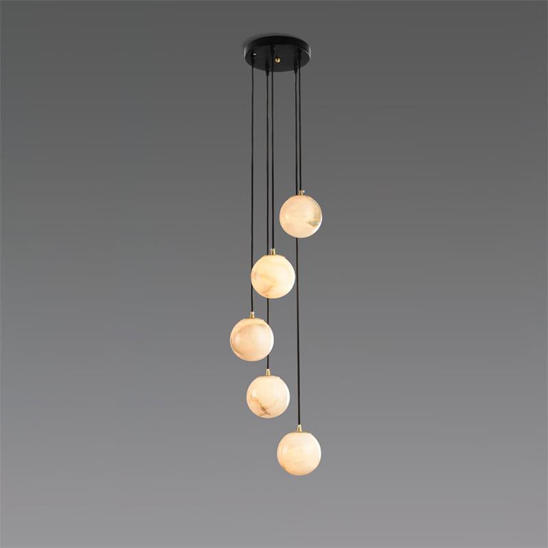 Gloruvye Balls Modern Cluster Metal Chandelier - Letslighting
