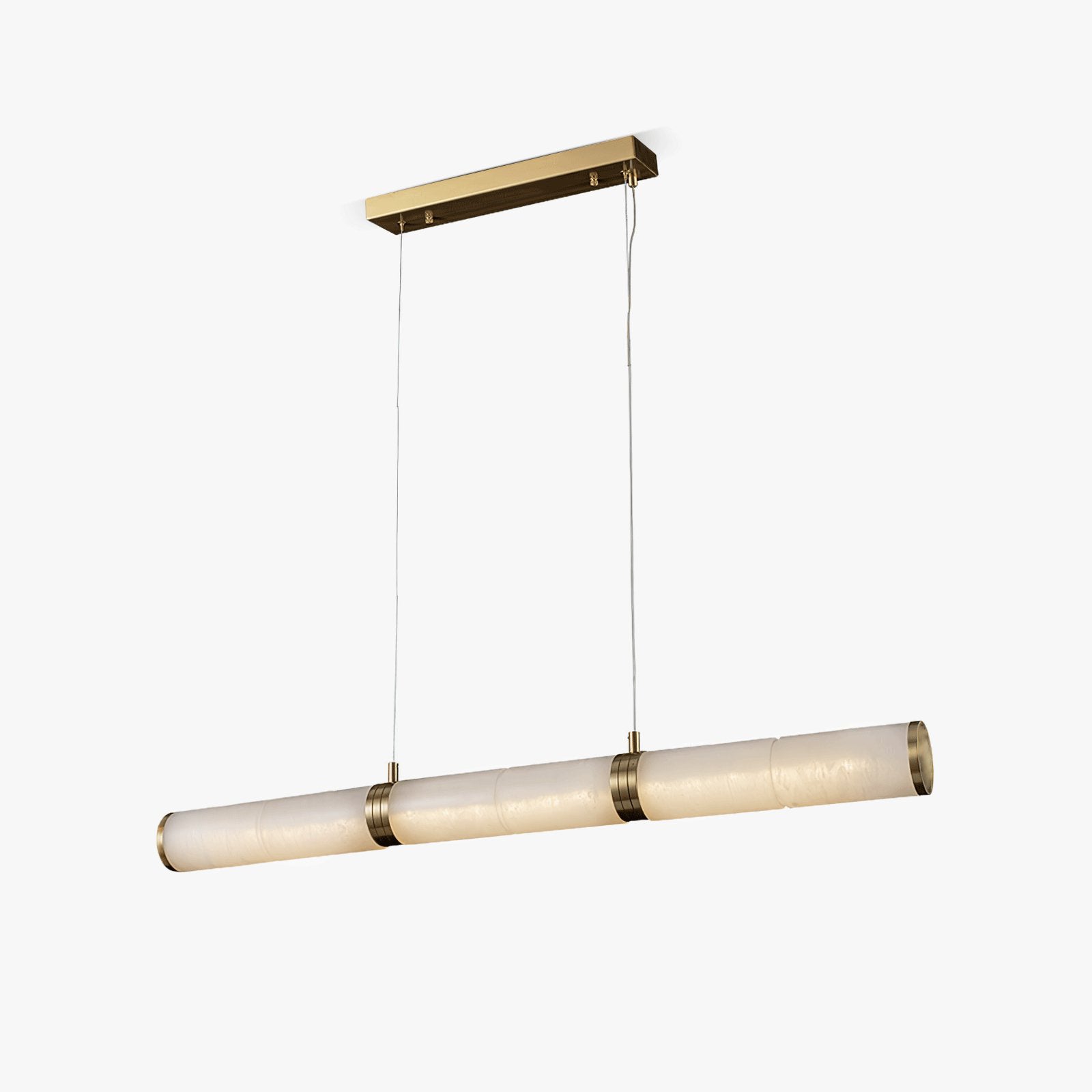 Eira Minimalist Alabaster Linear Pendant Light - Neutralighting