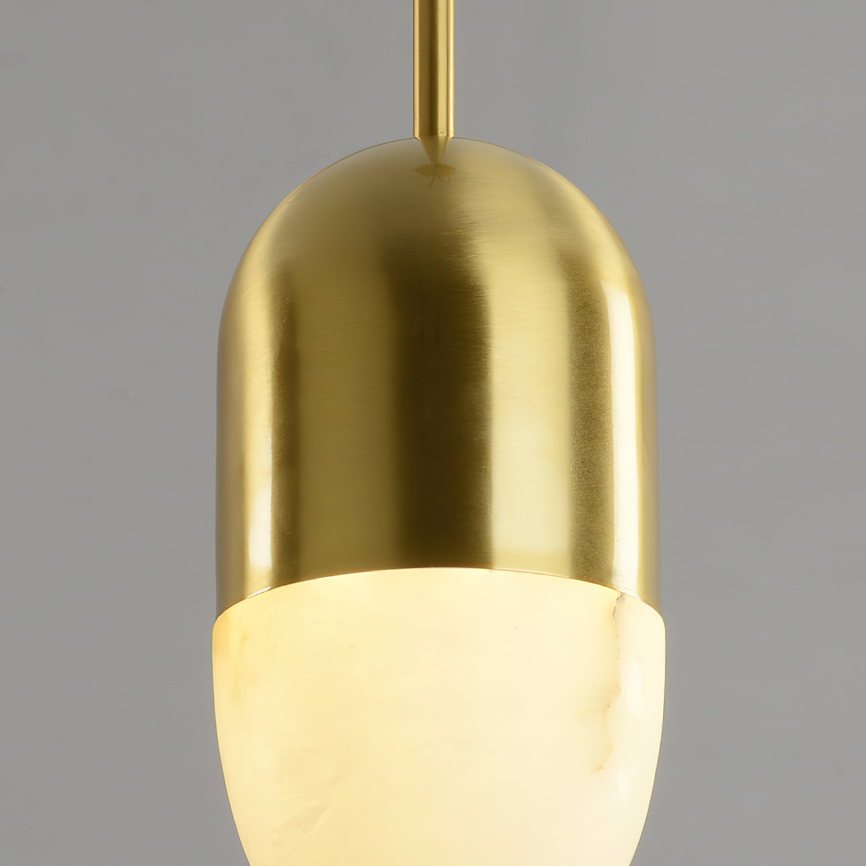 Himinuvye Minimalist Bolus Brass Pendant Light - Letslighting