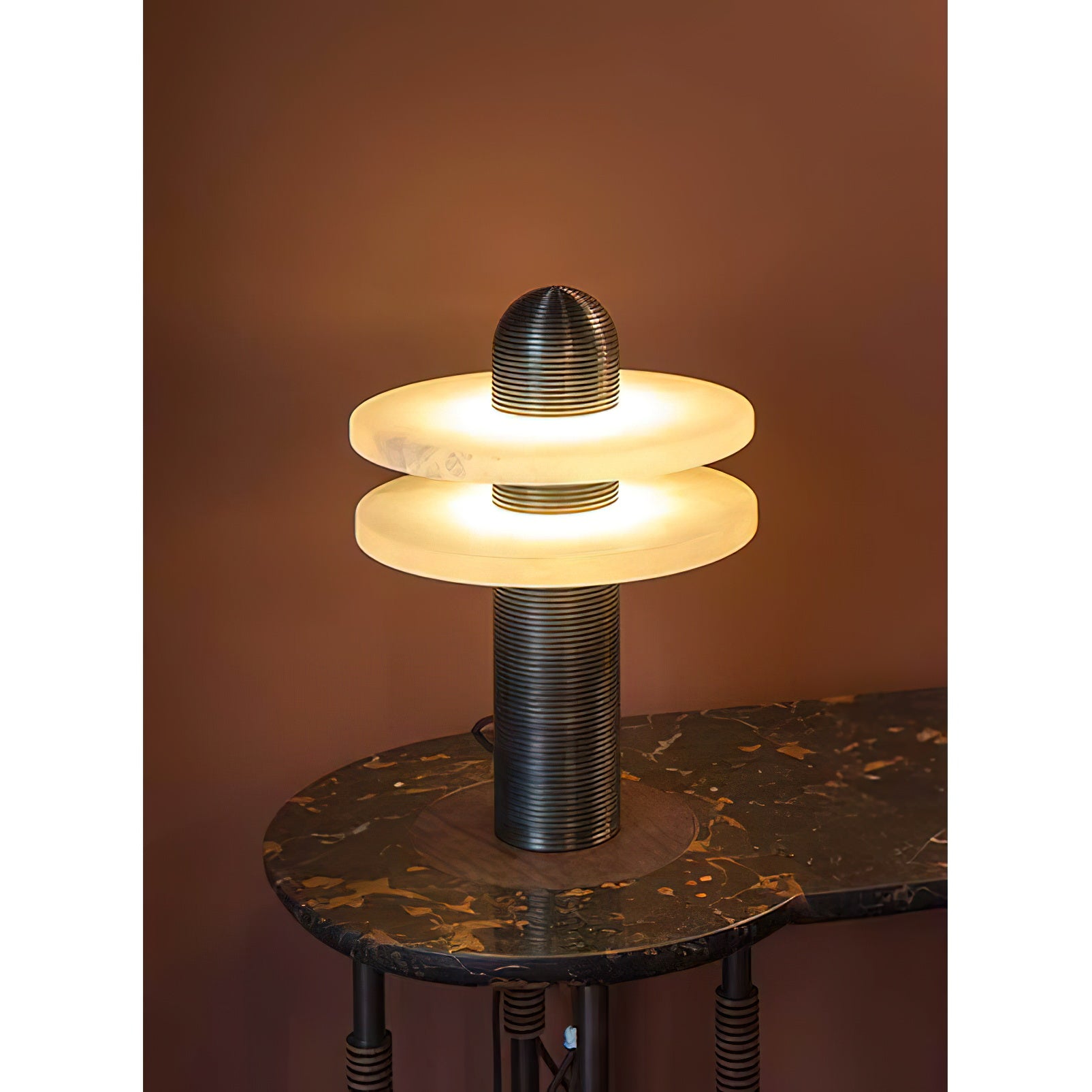 Alabaster Comet Table Lamp - Letslighting
