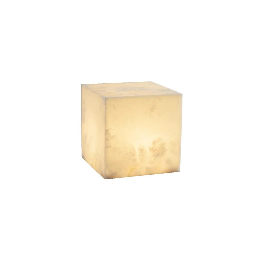 Alabaster Cubic Table Lamp - Letslighting