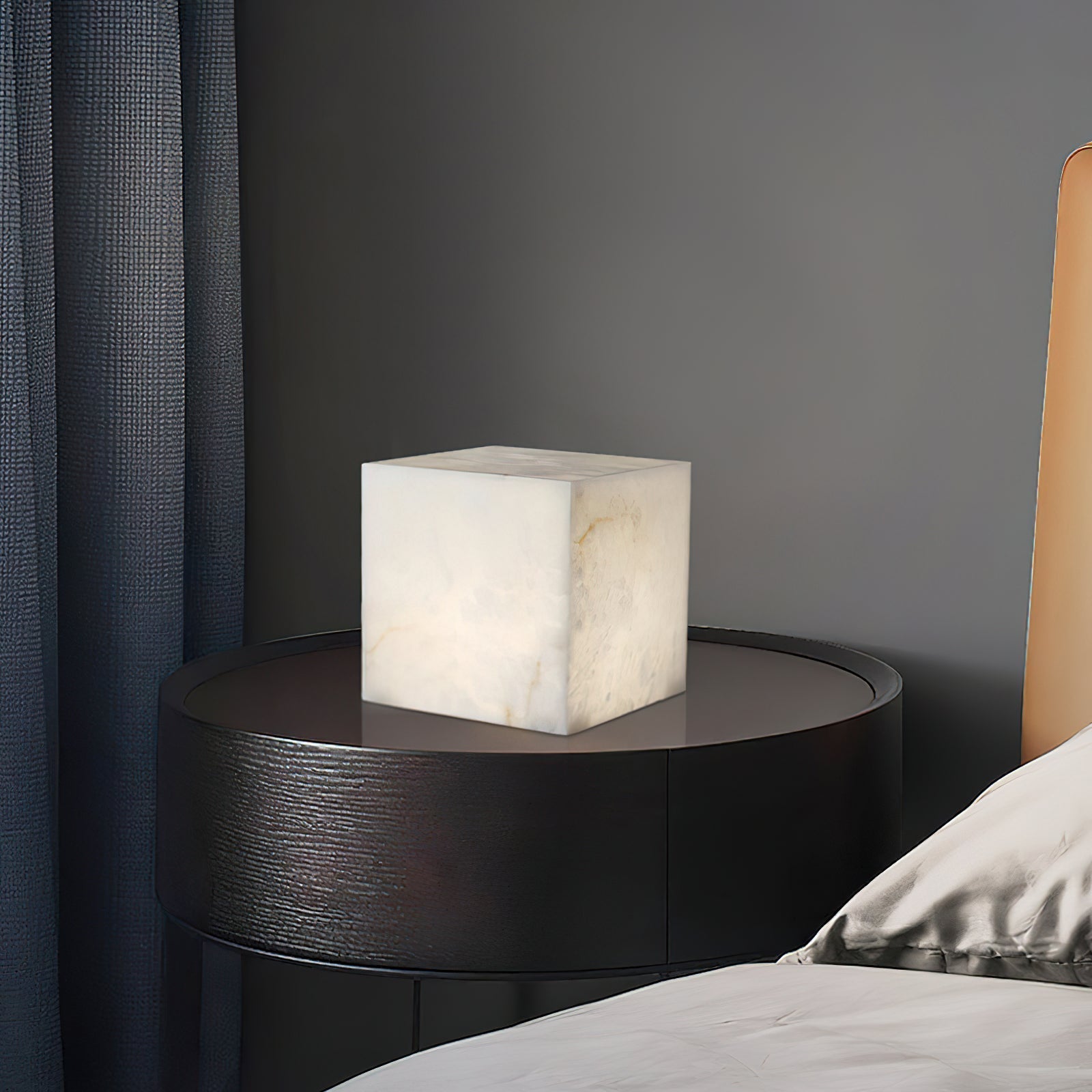 Alabaster Cubic Table Lamp - Letslighting