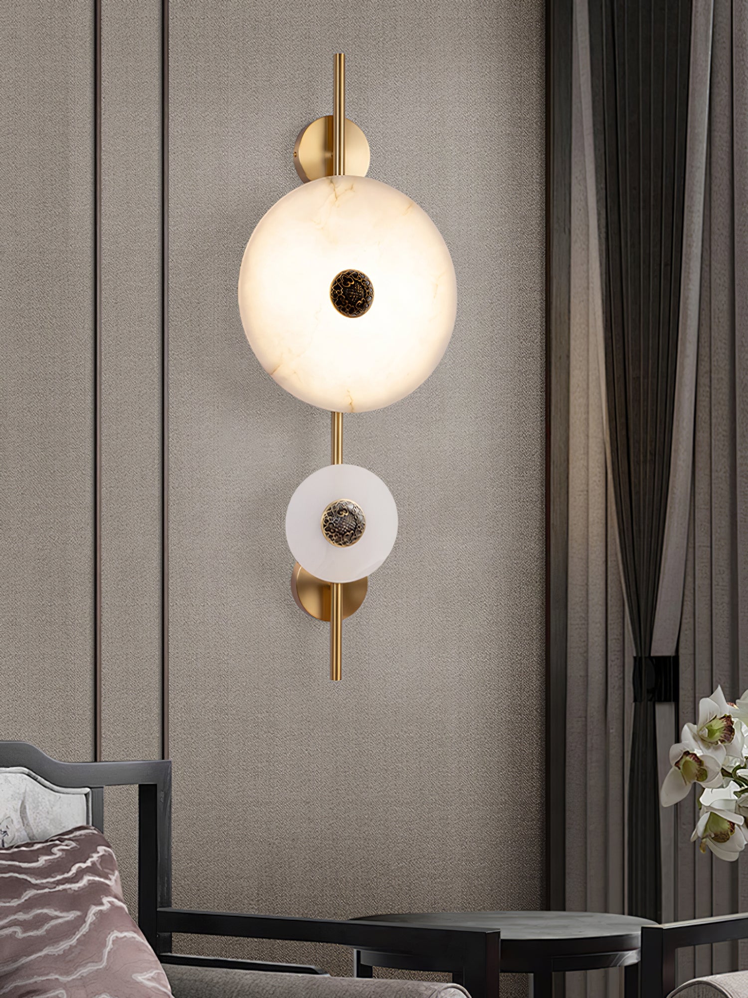 Evadne Alabaster Wall Lamp - Neutralighting