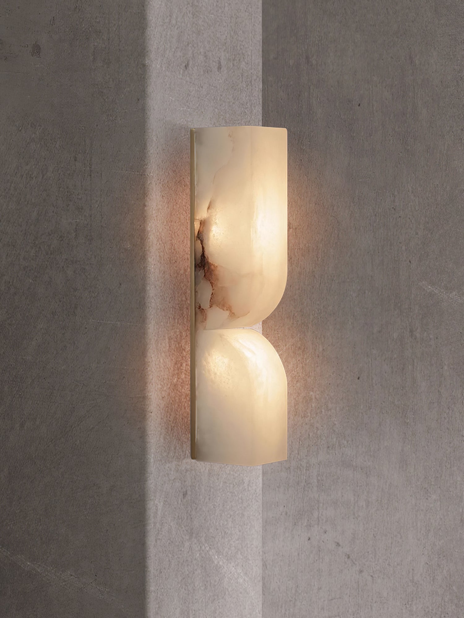 Lunaris Alabaster Rectangular Wall Lamp - Neutralighting