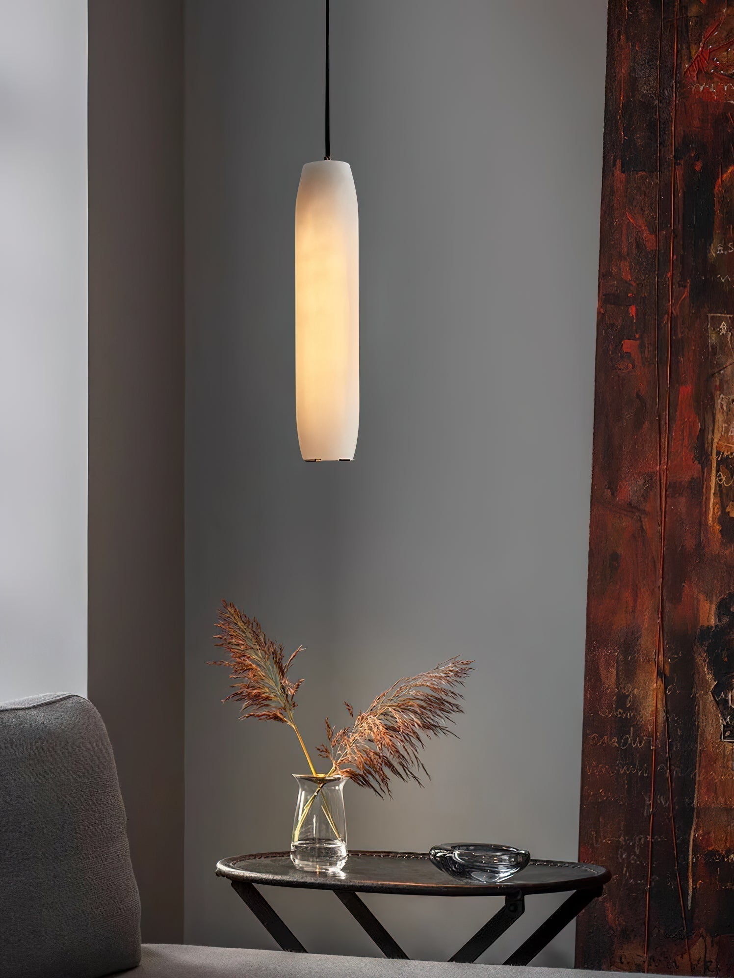 Kvennuvye Flute Modern Minimalist Metal Pendant Light - Letslighting