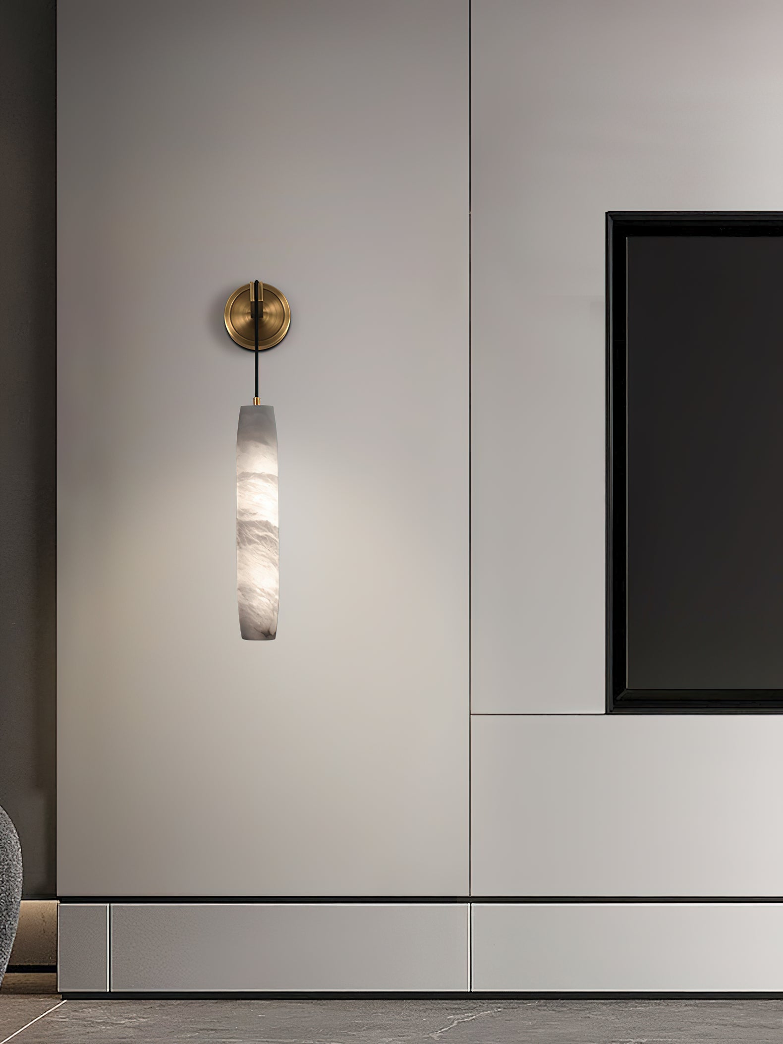 Alabaster Individual Creativity Flute Metal Wall Lamp - Letslighting