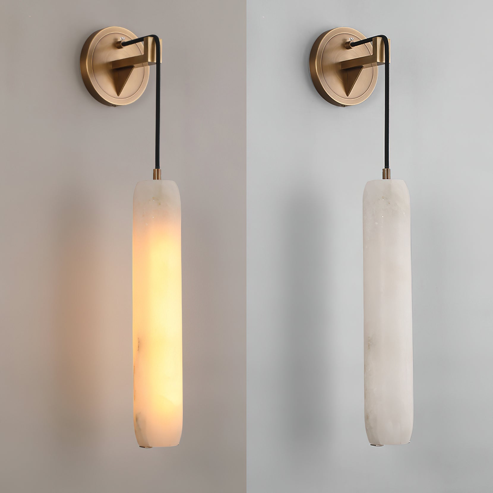 Alabaster Individual Creativity Flute Metal Wall Lamp - Letslighting