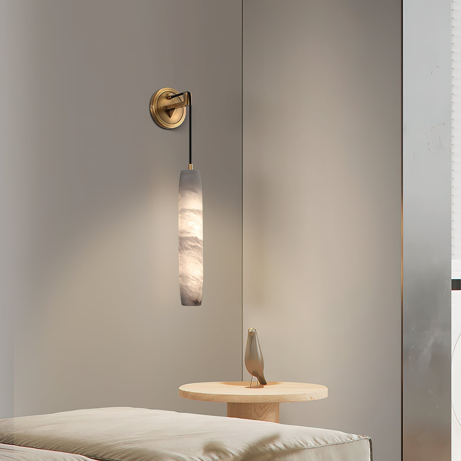 Alabaster Individual Creativity Flute Metal Wall Lamp - Letslighting