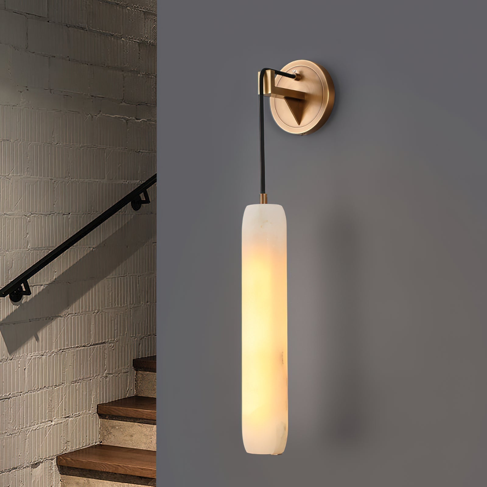 Alabaster Individual Creativity Flute Metal Wall Lamp - Letslighting