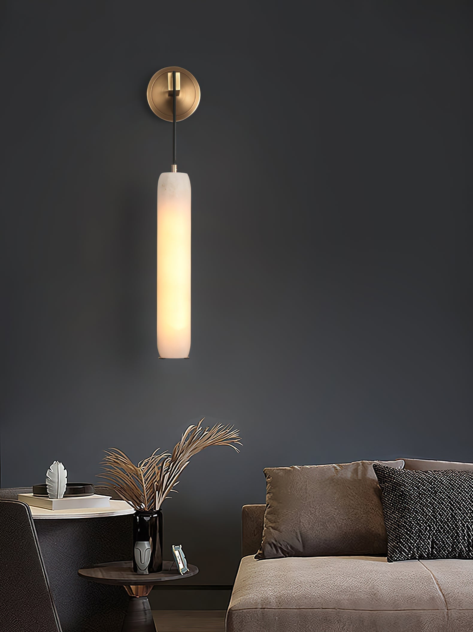 Alabaster Individual Creativity Flute Metal Wall Lamp - Letslighting
