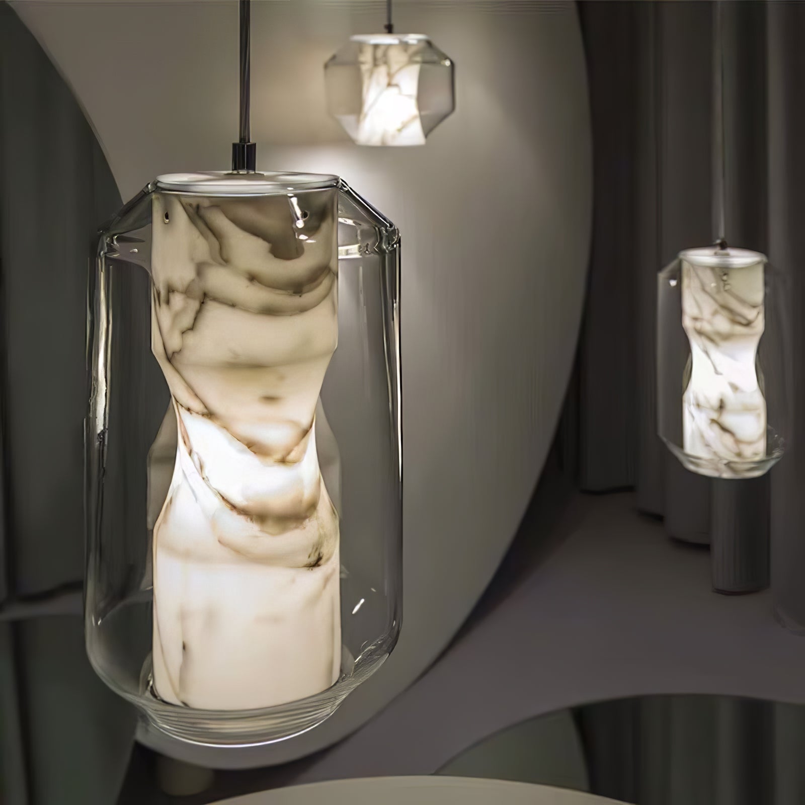 Elaris Alabaster Pendant Light - Neutralighting