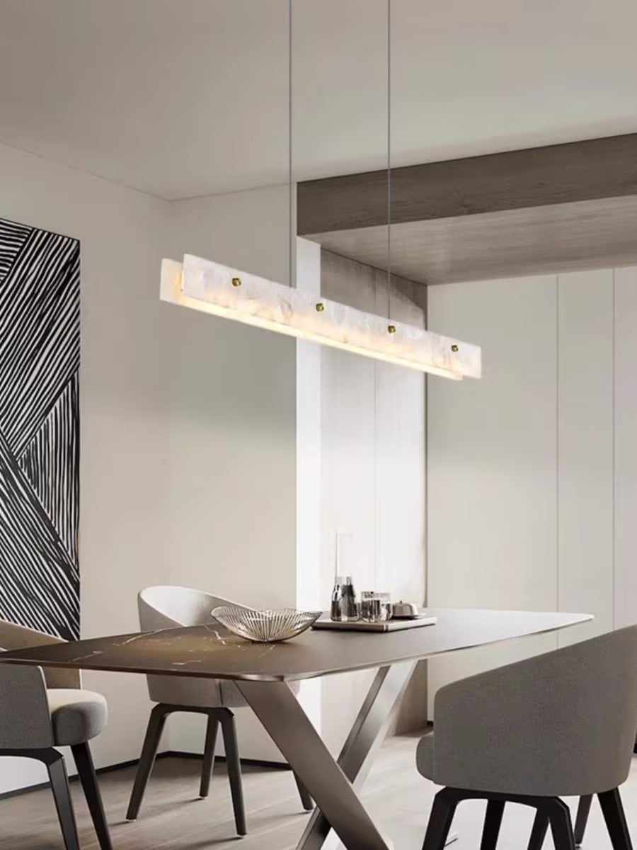 Ljomuvye LED Modern Linear Metal Pendant Light - Letslighting
